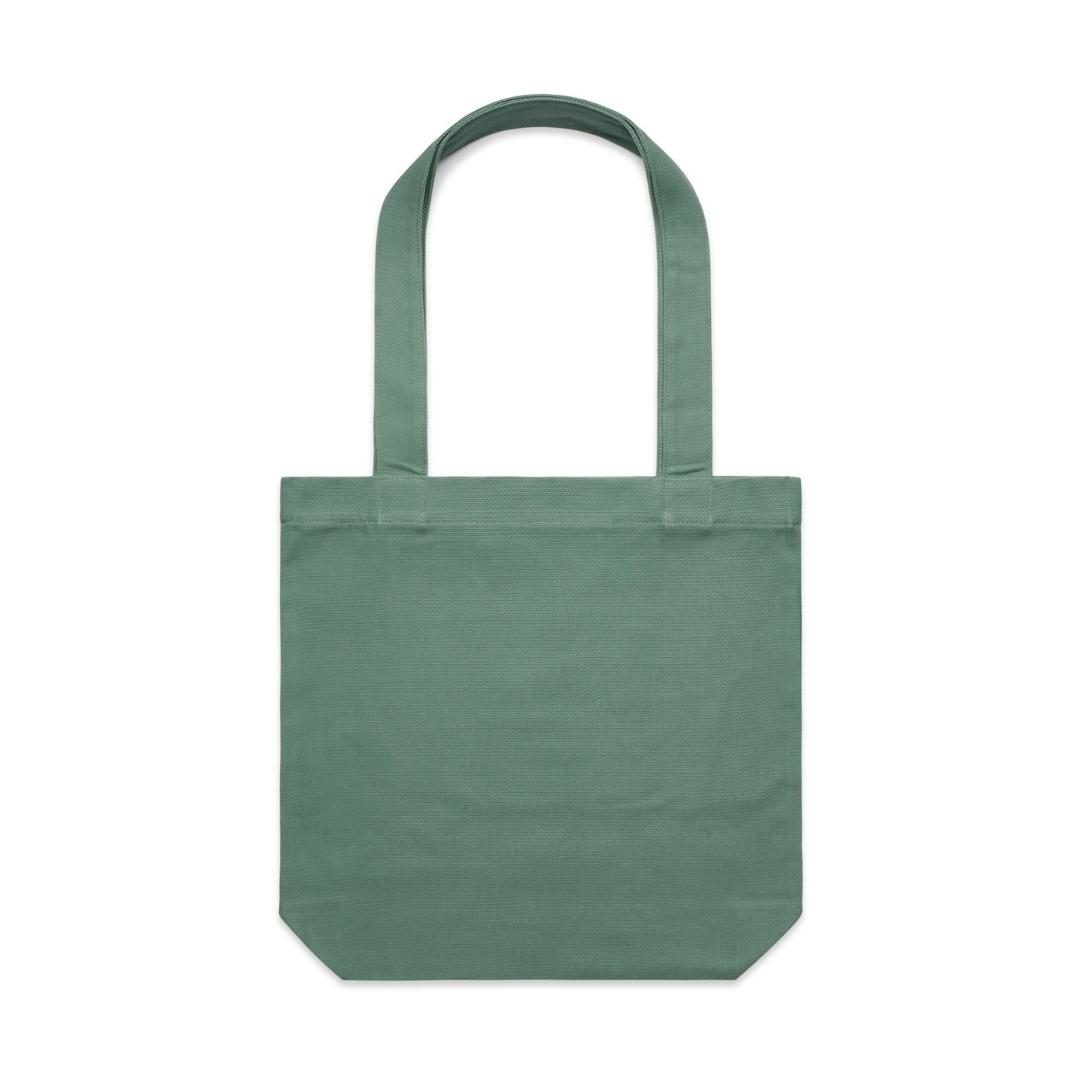 Sage green tote bag 
