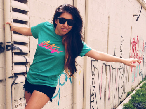 girl-hanging-on-pole