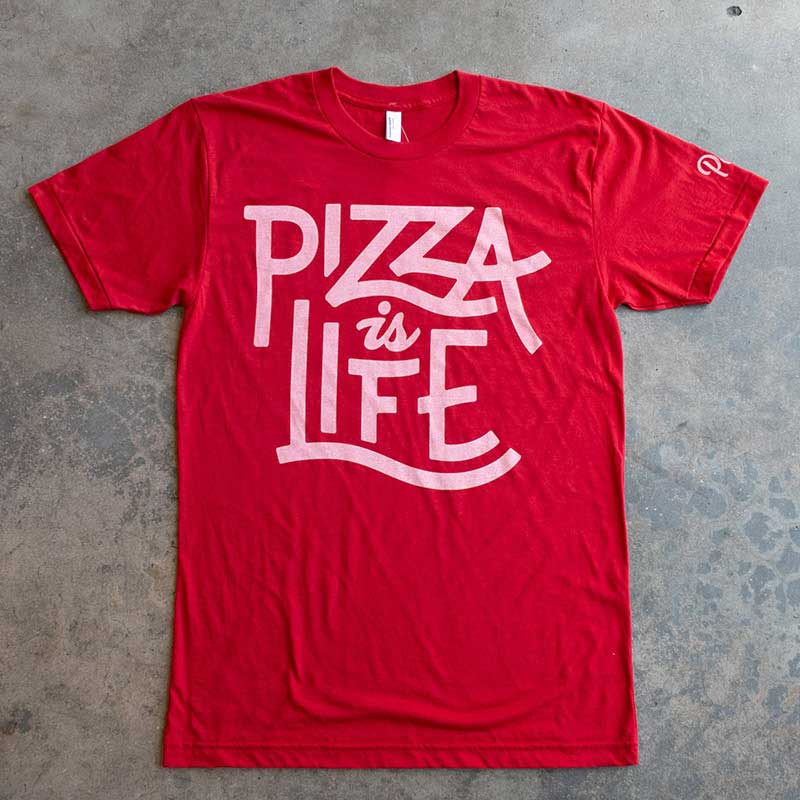 red shirt on conceret 