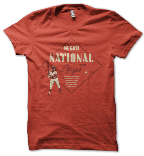 red shirt with baseball with baseball graphic
