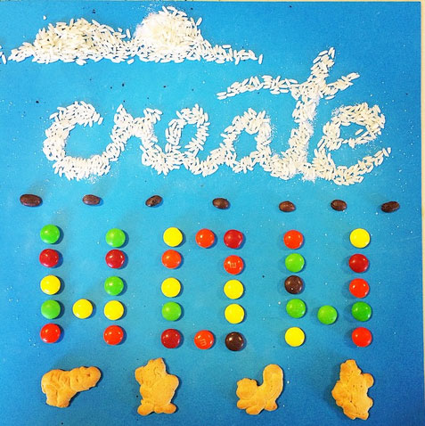 create wow out of candy and rice and crackers