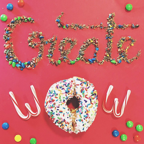 create wow in candy and donuts