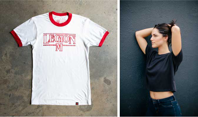 white shirt flat lay and woman holding hair up wearing crop top