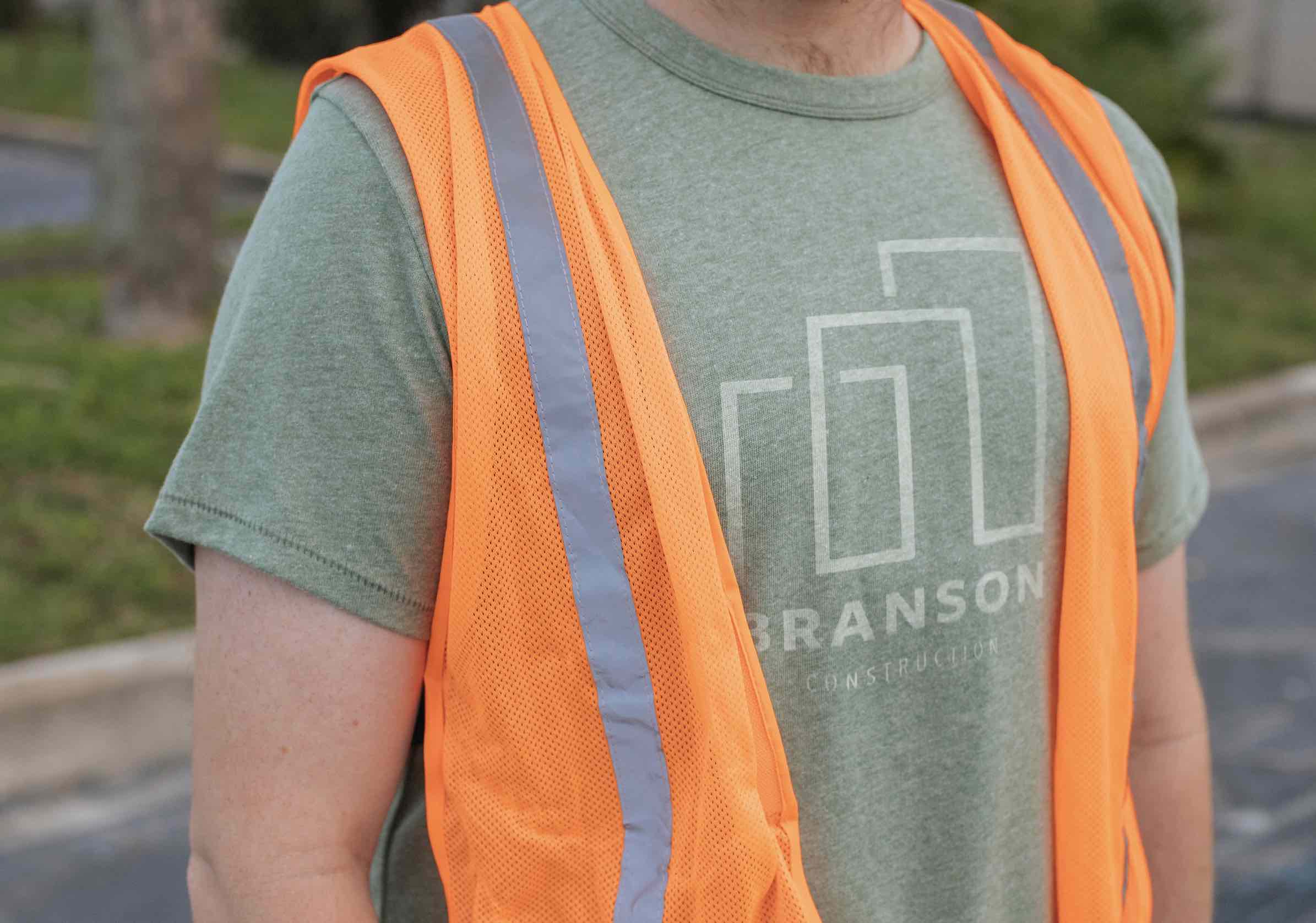 Custom t-shirt for Branson Construction.